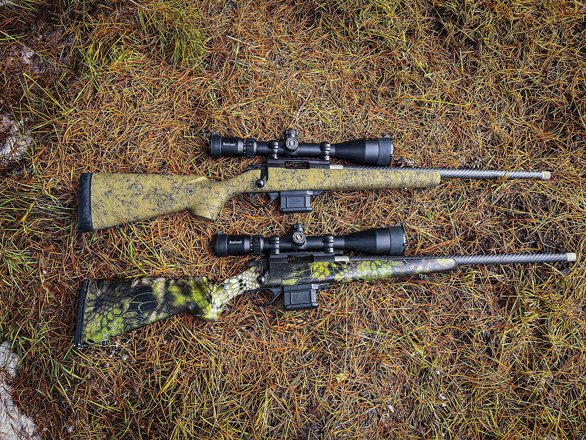 A Carbon Elevate is shown on the bottom while the top is a H-S Precision Carbon Fiber.